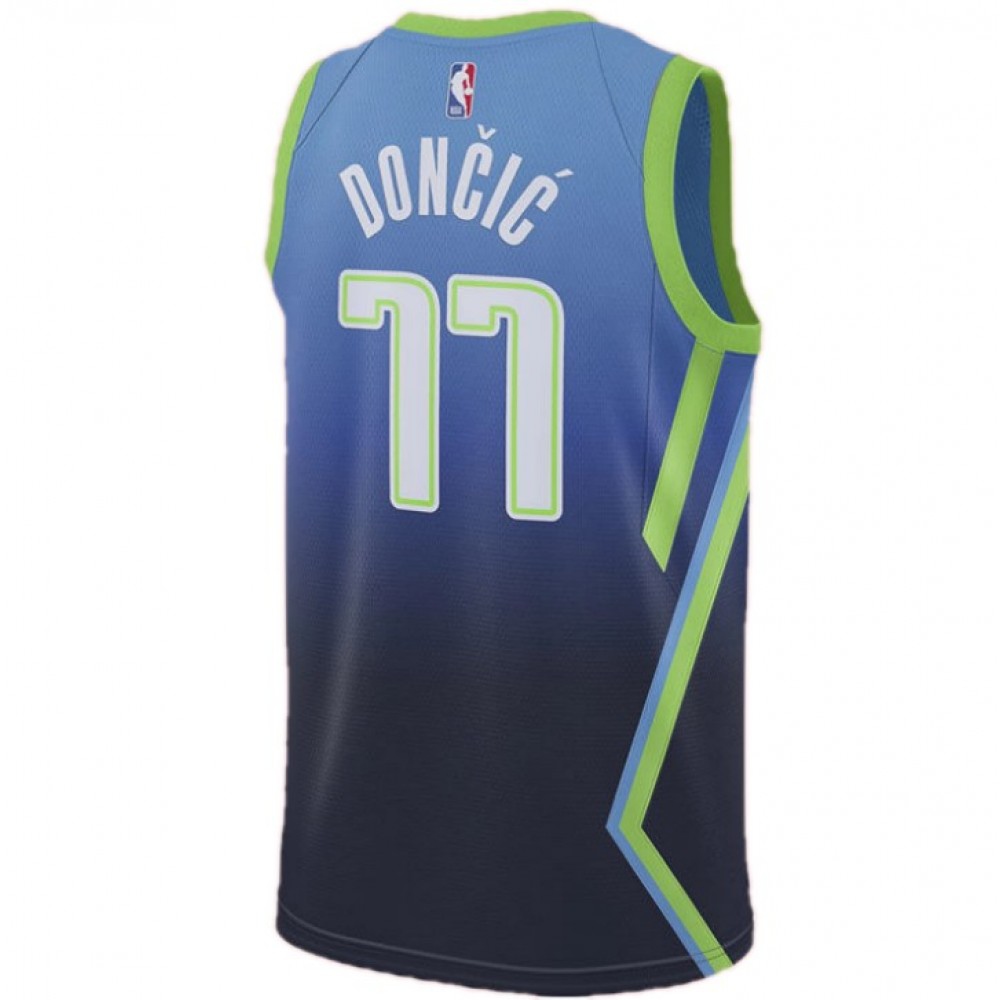 Men's Dallas Mavericks Luka Doncic #77 Blue 202021 Swingman Jersey - City Edition-Pro Kit Vault | Brand New 26/27 Sports Jerseys